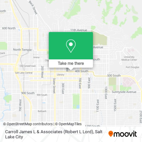 Carroll James L & Associates (Robert L Lord) map