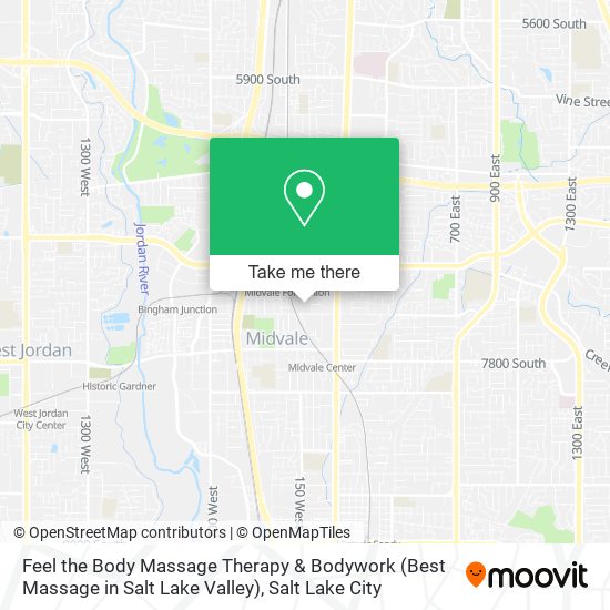 Feel the Body Massage Therapy & Bodywork (Best Massage in Salt Lake Valley) map