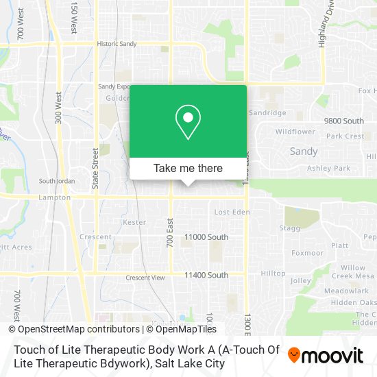 Touch of Lite Therapeutic Body Work A (A-Touch Of Lite Therapeutic Bdywork) map