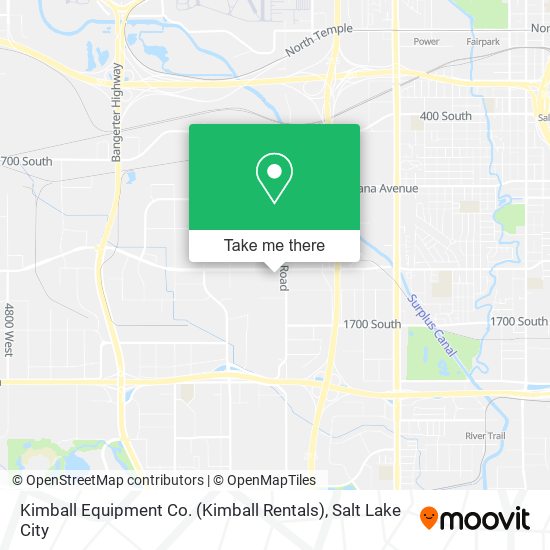 Mapa de Kimball Equipment Co. (Kimball Rentals)