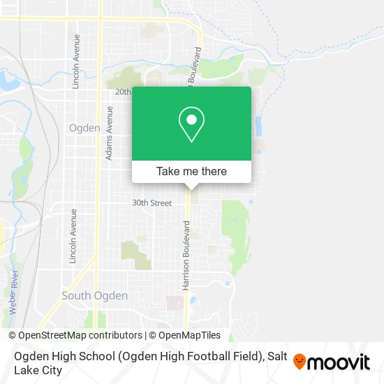 Mapa de Ogden High School (Ogden High Football Field)