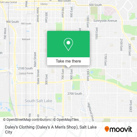 Mapa de Daley's Clothing (Daley's A Men's Shop)