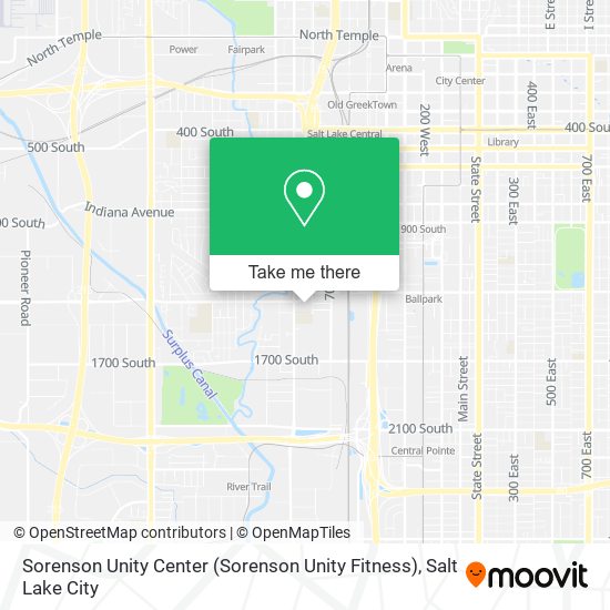 Mapa de Sorenson Unity Center (Sorenson Unity Fitness)