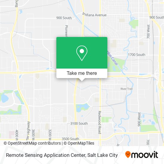 Remote Sensing Application Center map