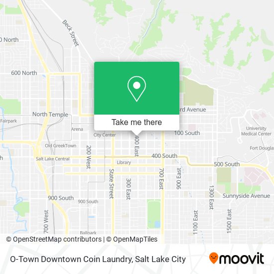 O-Town Downtown Coin Laundry map