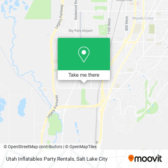 Utah Inflatables Party Rentals map