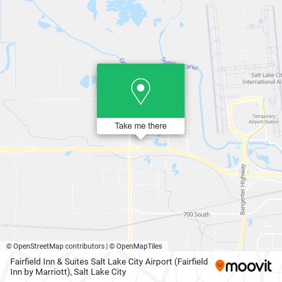 Mapa de Fairfield Inn & Suites Salt Lake City Airport (Fairfield Inn by Marriott)