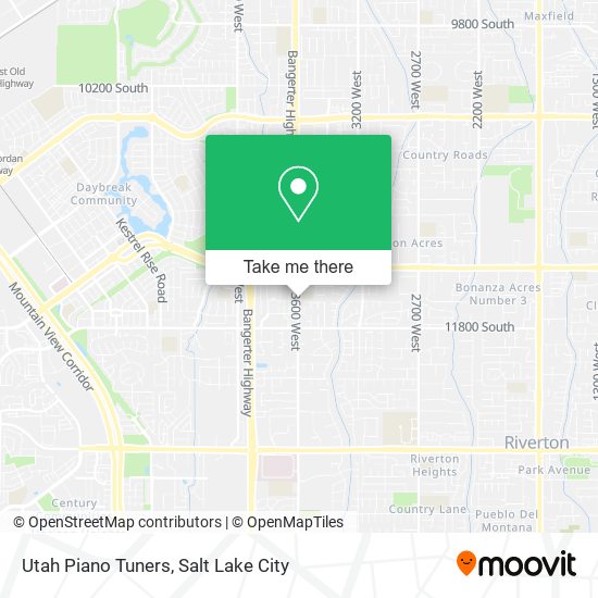 Utah Piano Tuners map