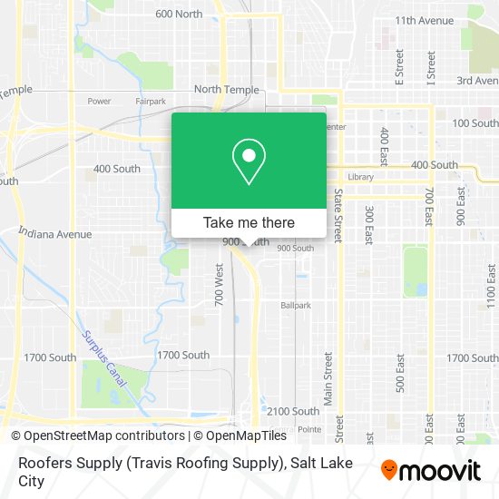Mapa de Roofers Supply (Travis Roofing Supply)