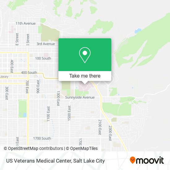 US Veterans Medical Center map