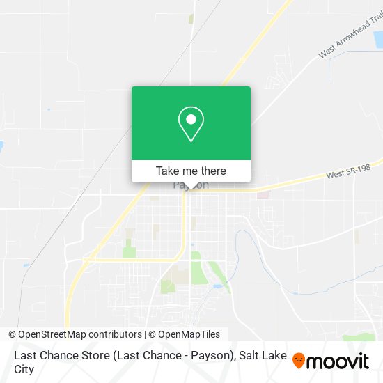 Last Chance Store (Last Chance - Payson) map