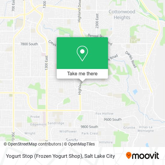 Yogurt Stop (Frozen Yogurt Shop) map