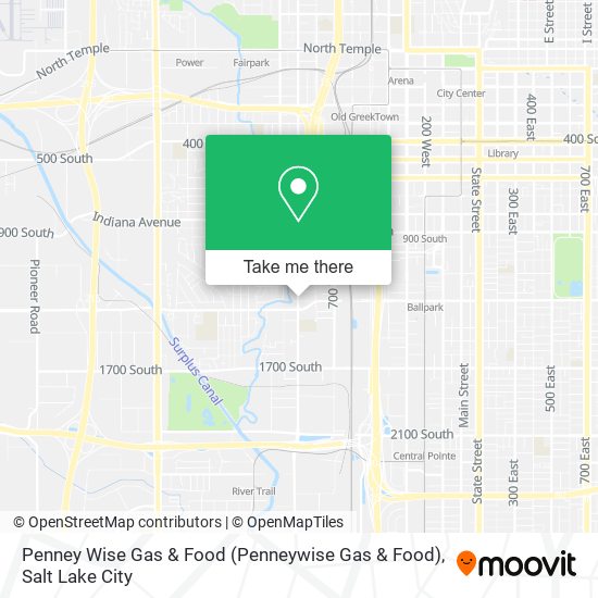 Penney Wise Gas & Food (Penneywise Gas & Food) map