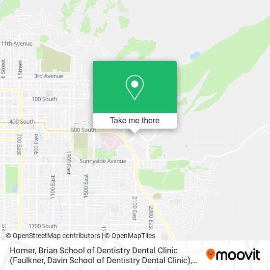 Mapa de Homer, Brian School of Dentistry Dental Clinic (Faulkner, Davin School of Dentistry Dental Clinic)