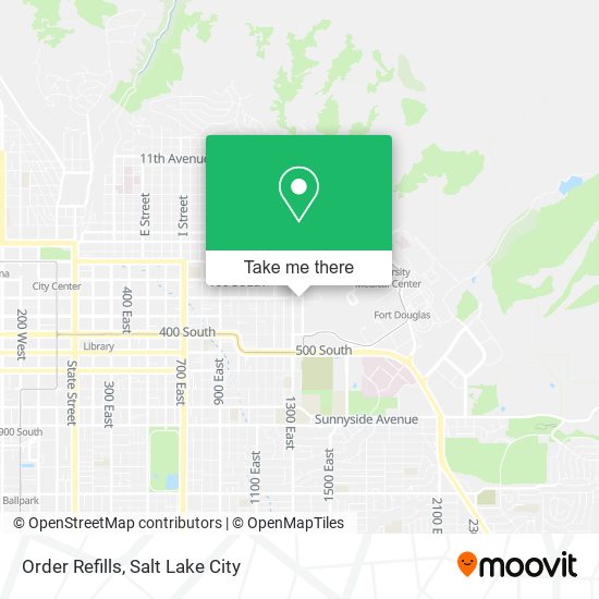 Order Refills map