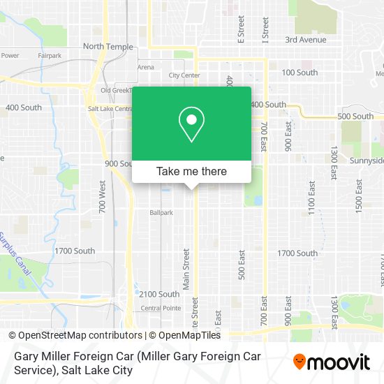 Mapa de Gary Miller Foreign Car