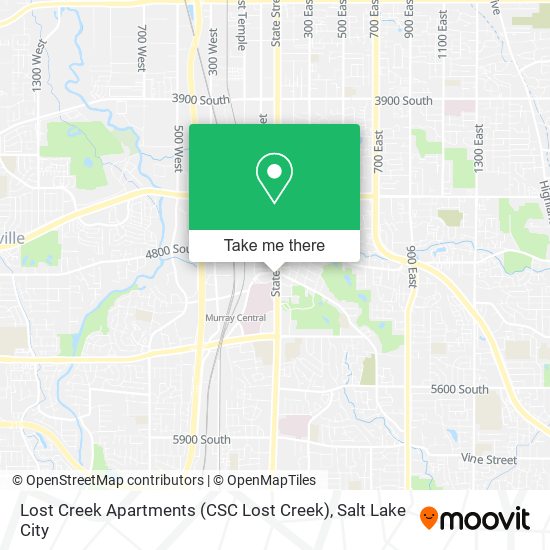 Mapa de Lost Creek Apartments (CSC Lost Creek)