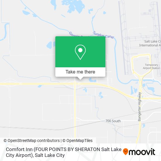Comfort Inn (FOUR POINTS BY SHERATON Salt Lake City Airport) map