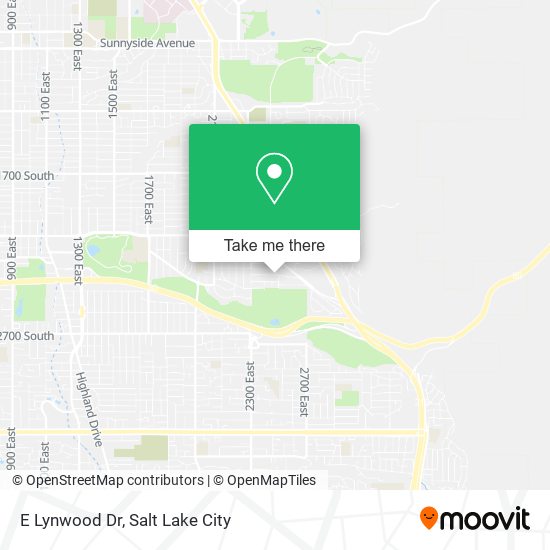 E Lynwood Dr map