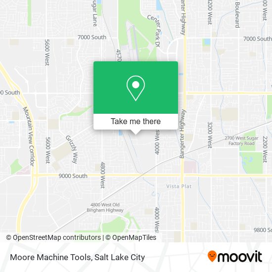 Moore Machine Tools map