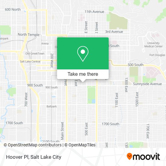 Hoover Pl map