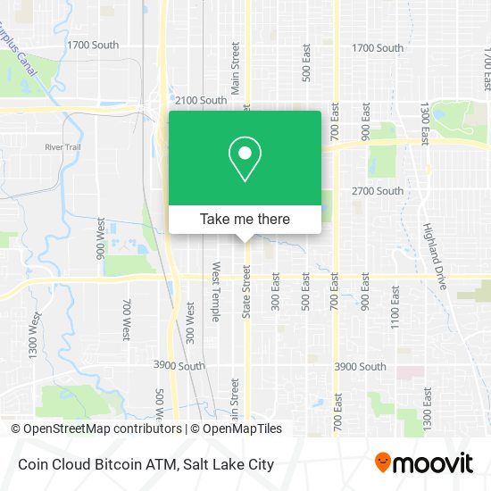 Mapa de Coin Cloud Bitcoin ATM