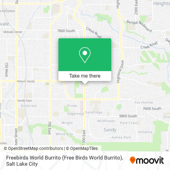 Freebirds World Burrito (Free Birds World Burrito) map