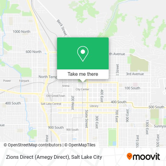 Zions Direct (Amegy Direct) map