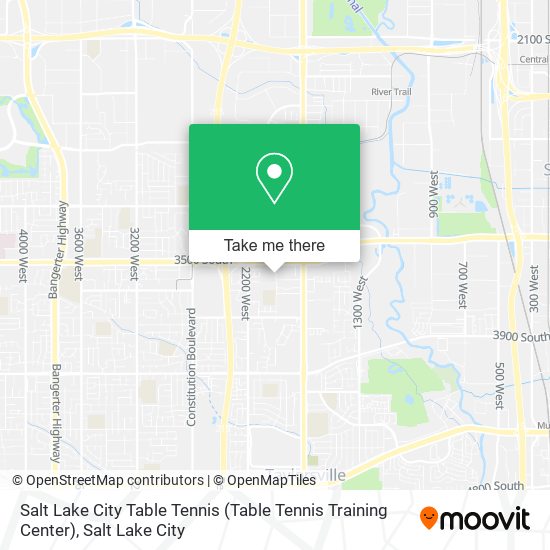 Salt Lake City Table Tennis (Table Tennis Training Center) map