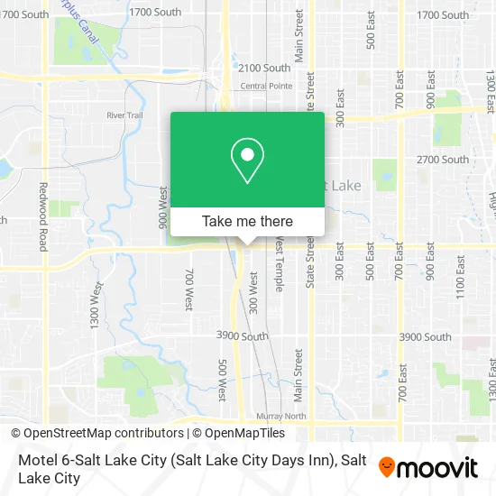 Motel 6-Salt Lake City (Salt Lake City Days Inn) map