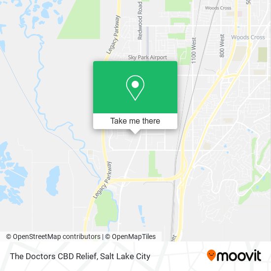 The Doctors CBD Relief map