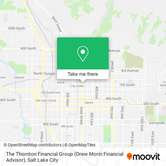 Mapa de The Thornton Financial Group (Drew Morin Financial Advisor)