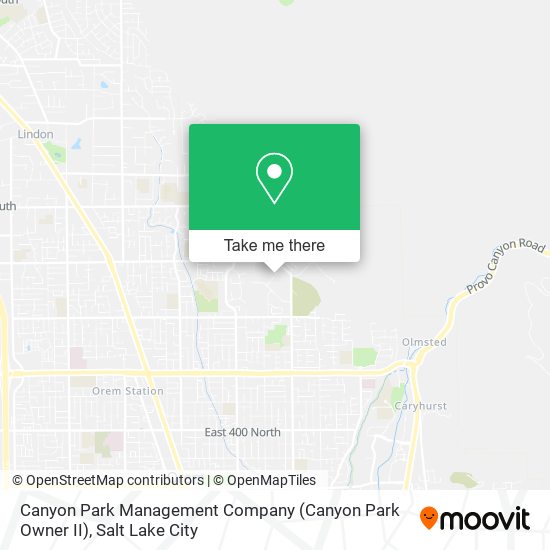 Canyon Park Management Company (Canyon Park Owner II) map