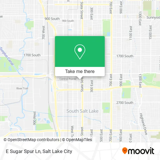 E Sugar Spur Ln map