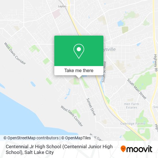 Centennial Jr High School map