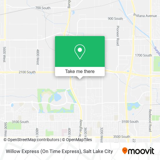 Willow Express (On Time Express) map