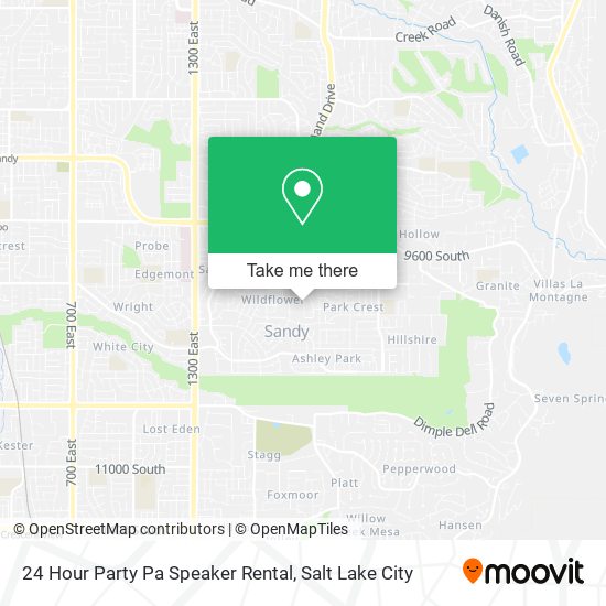 24 Hour Party Pa Speaker Rental map