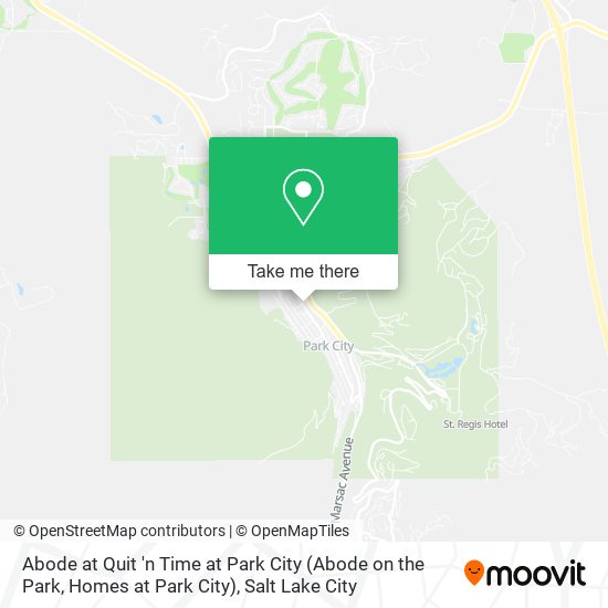 Abode at Quit 'n Time at Park City (Abode on the Park, Homes at Park City) map