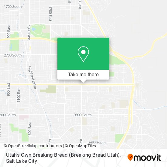Utah's Own Breaking Bread (Breaking Bread Utah) map