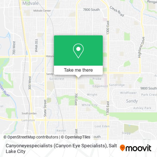 Canyoneyespecialists (Canyon Eye Specialists) map