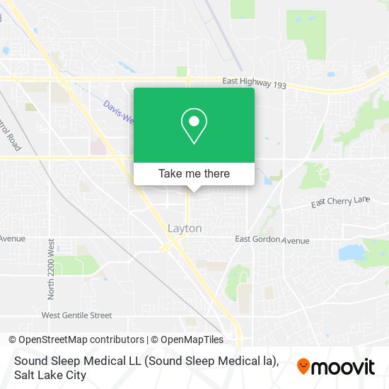 Sound Sleep Medical LL map