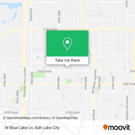 Mapa de W Blue Lake Ln