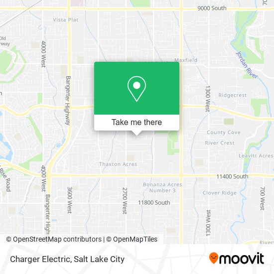 Mapa de Charger Electric
