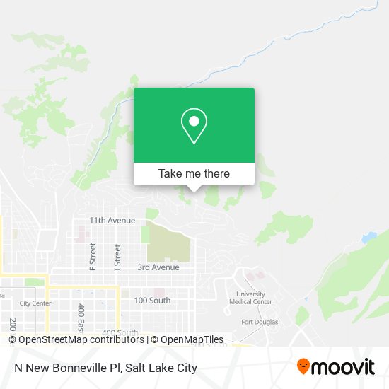N New Bonneville Pl map
