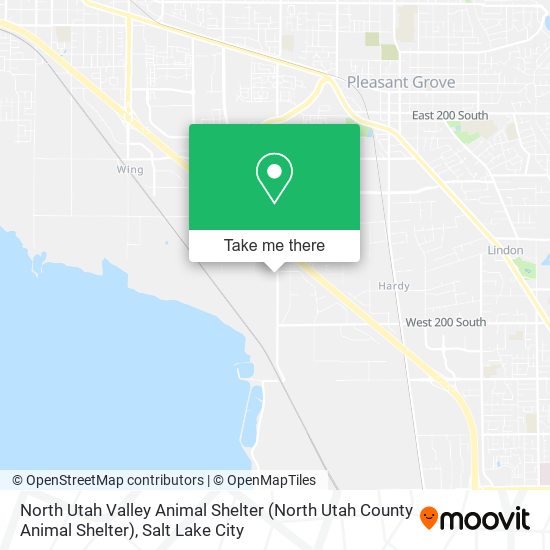 North Utah Valley Animal Shelter map