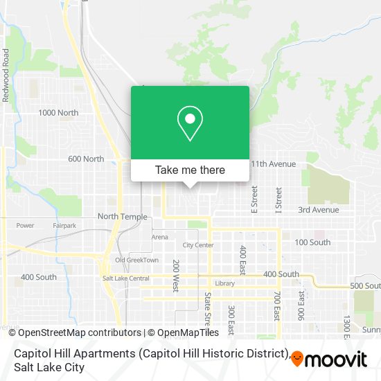 Mapa de Capitol Hill Apartments (Capitol Hill Historic District)