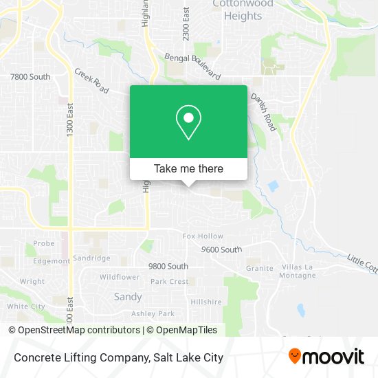 Concrete Lifting Company map