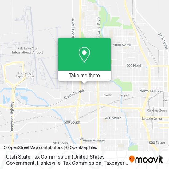 Mapa de Utah State Tax Commission