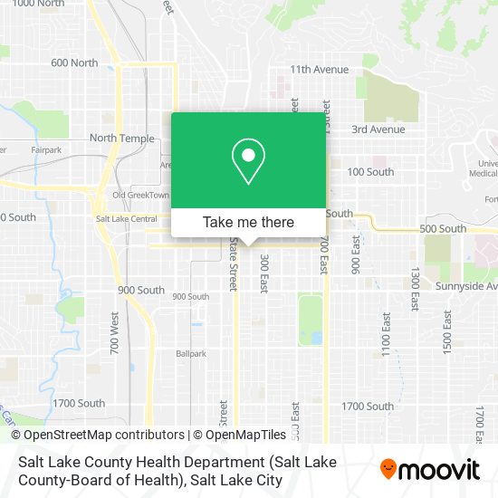 Mapa de Salt Lake County Health Department (Salt Lake County-Board of Health)