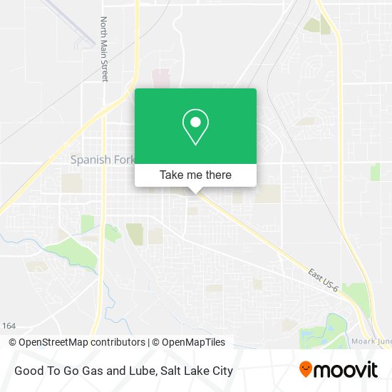 Good To Go Gas and Lube map